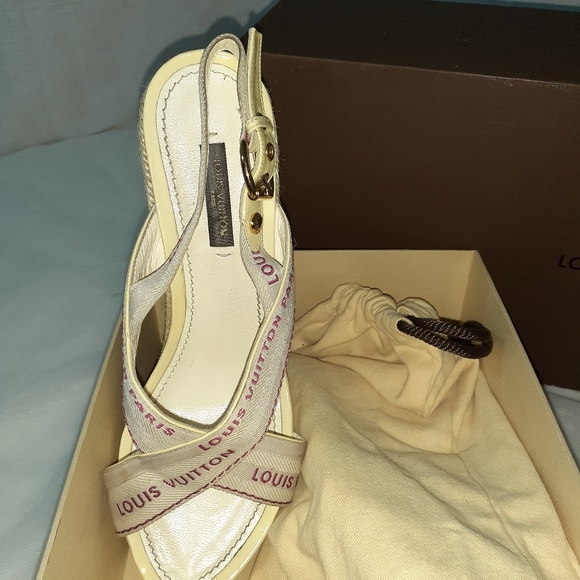 Louis Vuitton Wedge Heels - Picture 1 of 5
